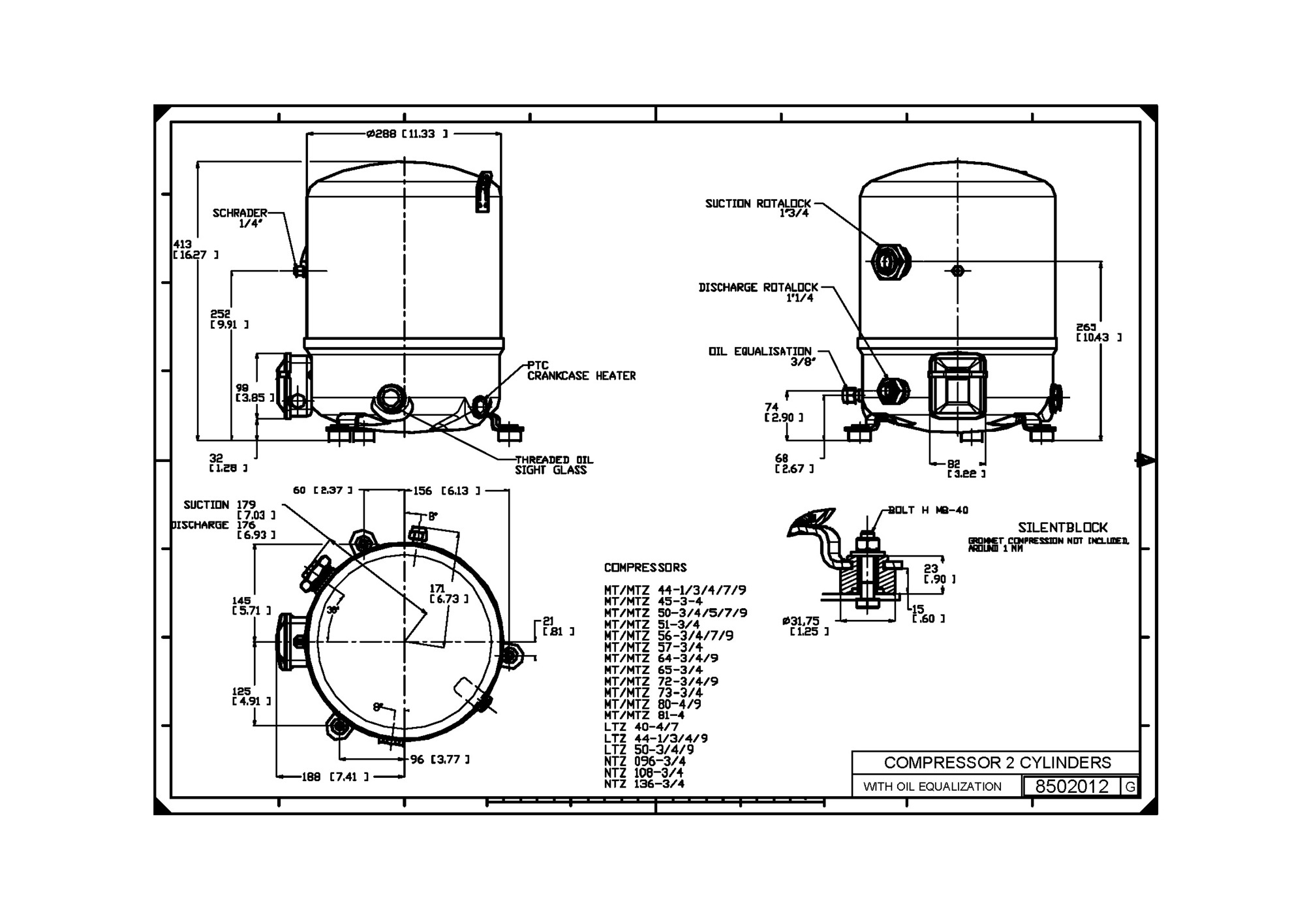 Maneurop Comp NTZ136-4