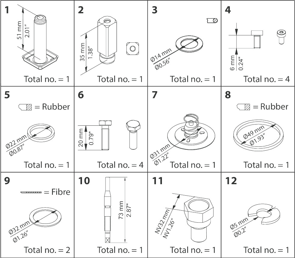 OVERHAUL KIT - EVRAT 15