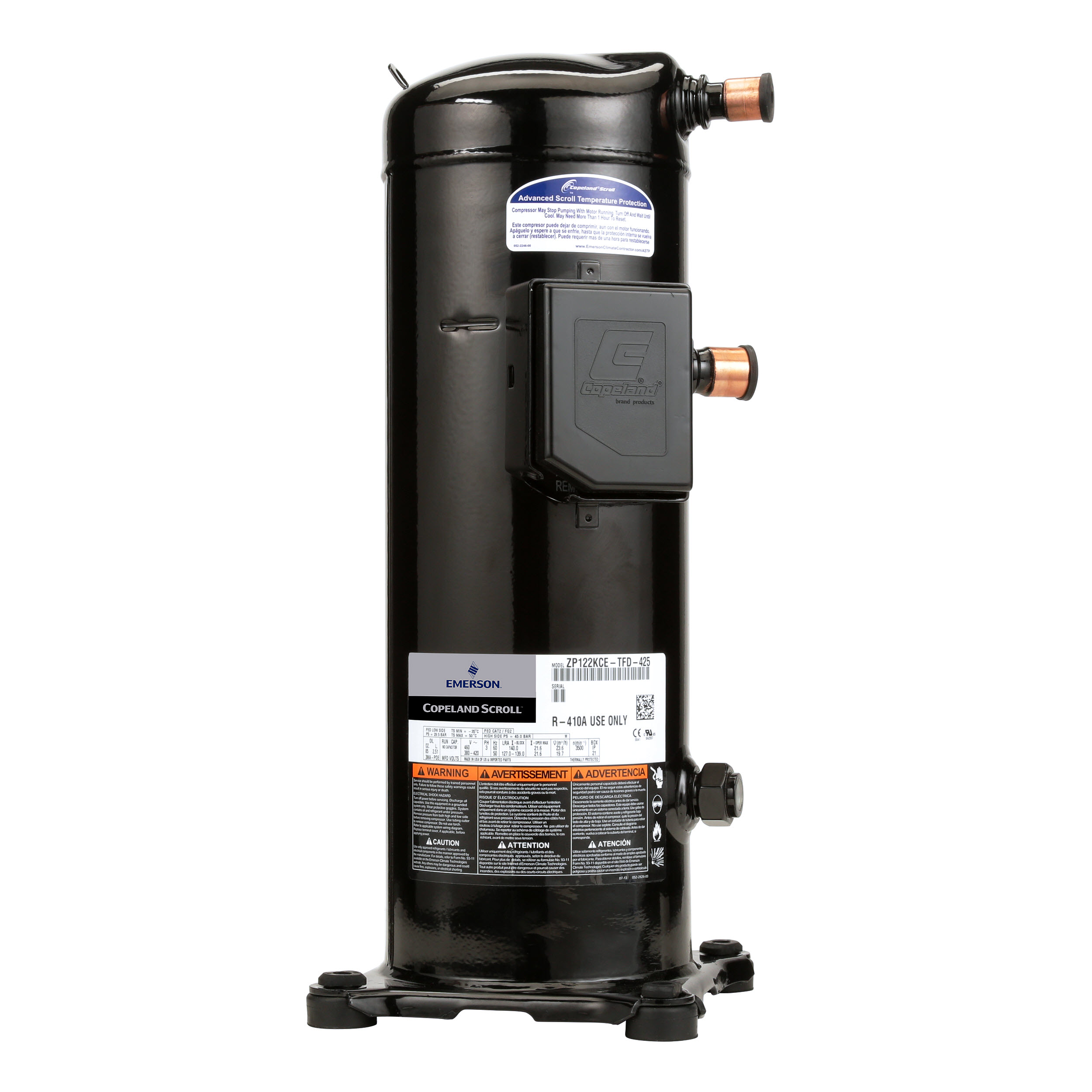 Copeland Scroll Compressor ZP137KCE-TFD-522-C
