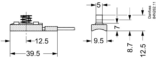AKS11 Temp Probe with Connecter 3.5m
