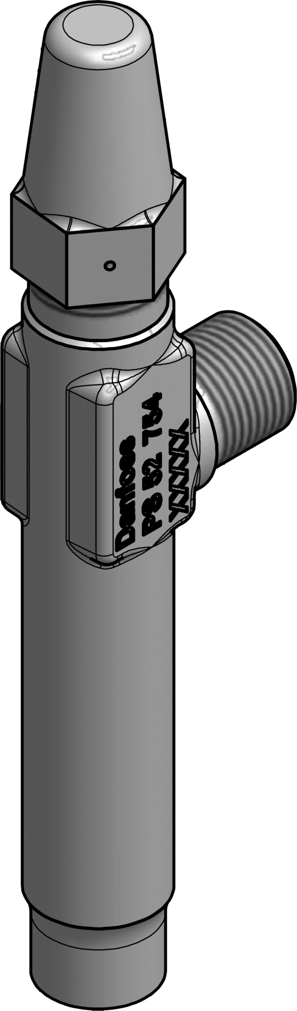 Danfoss SNV-ST G1/2-W1/2 L100  STOP NEEDLE VALVE