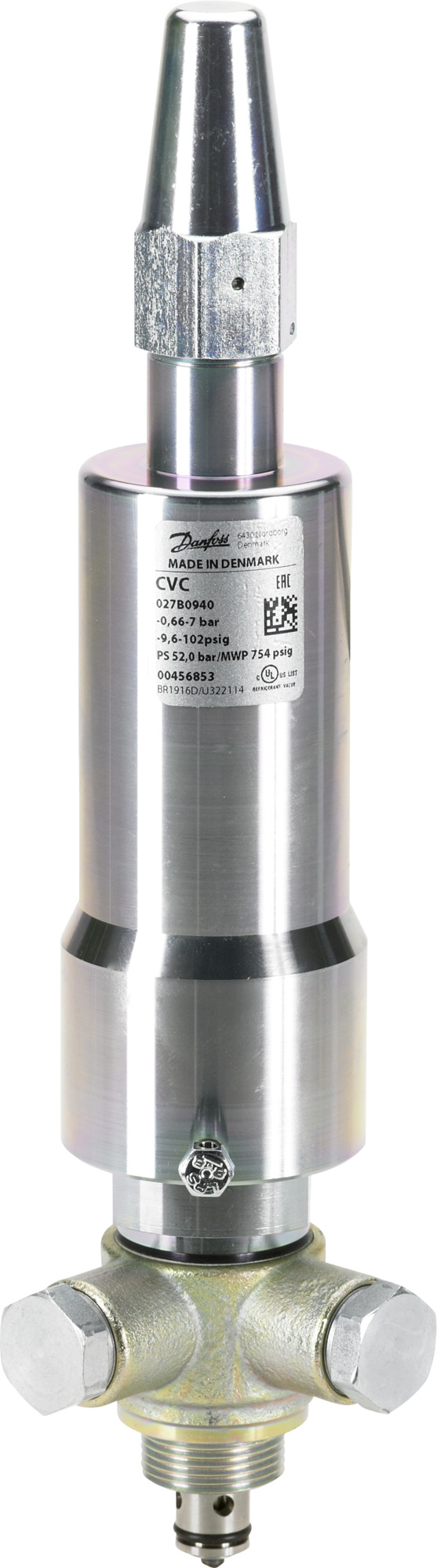 Danfoss CVC-L Pressure Controlled Pilot Valve -0.66 to 7 Bar
