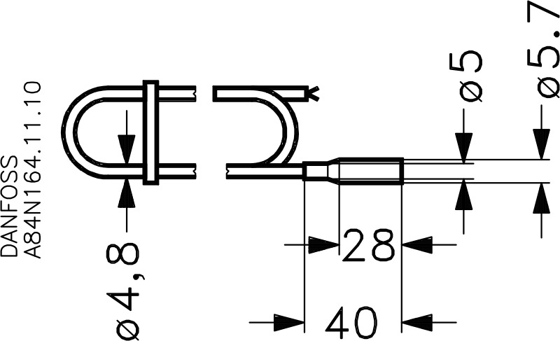 Sensor AKS 21 A 2.5m