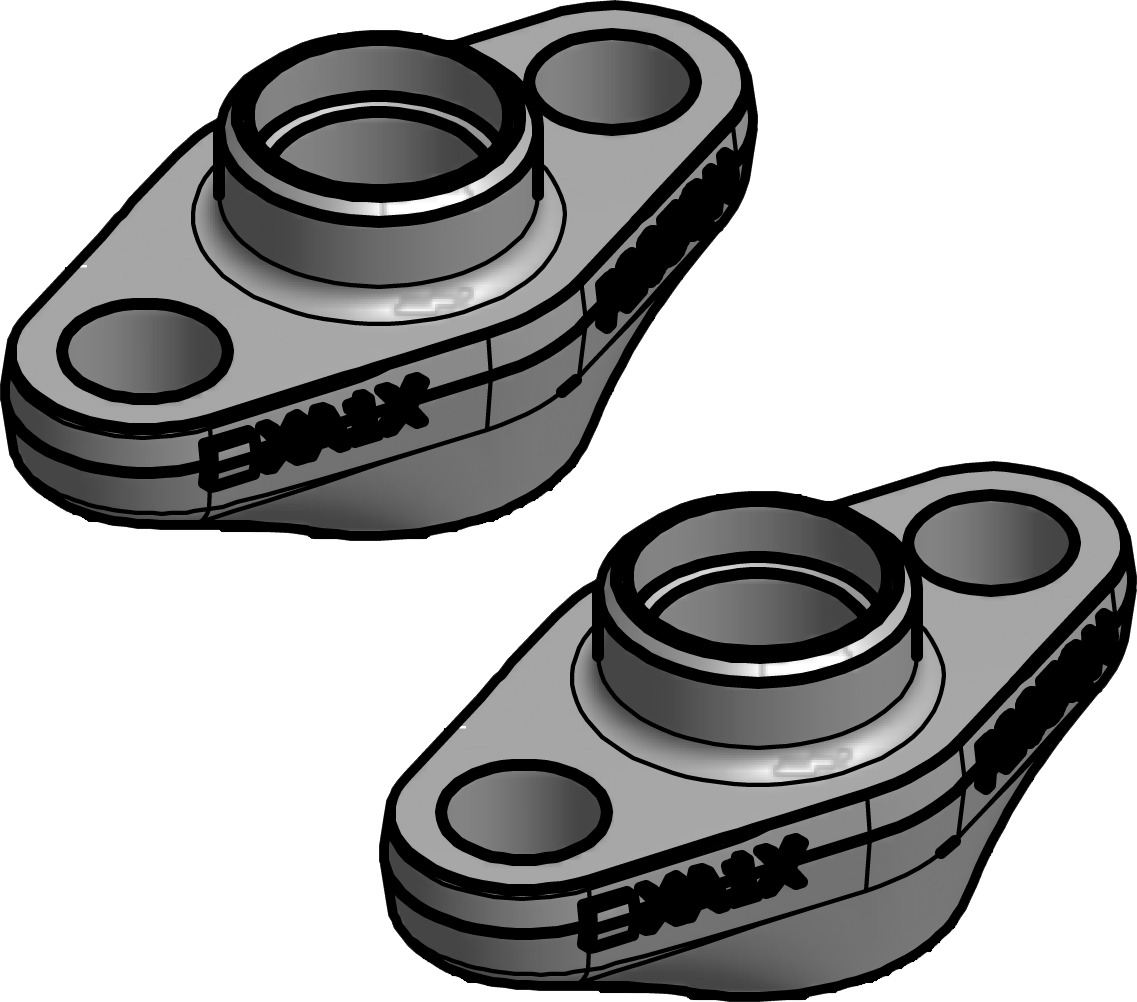 Danfoss NRVS 1 Flange Set