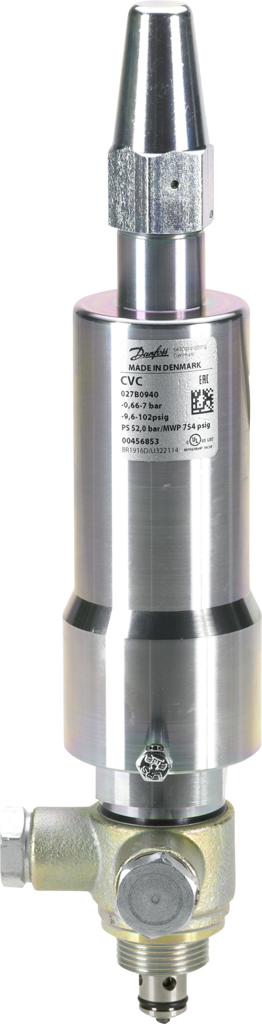 Danfoss CVC-L Pressure Controlled Pilot Valve -0.66 to 7 Bar