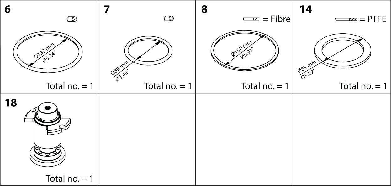 Danfoss ICM100 Repair Kit