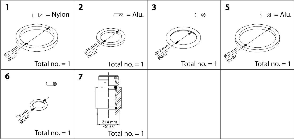 Repair kit for SVL DN 6-10