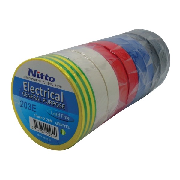 Nitto Premium Rainbow Electrical Tape