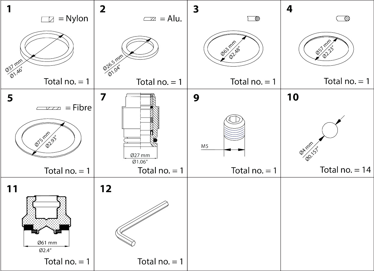 Danfoss SVA65 Rep. Kit (New)