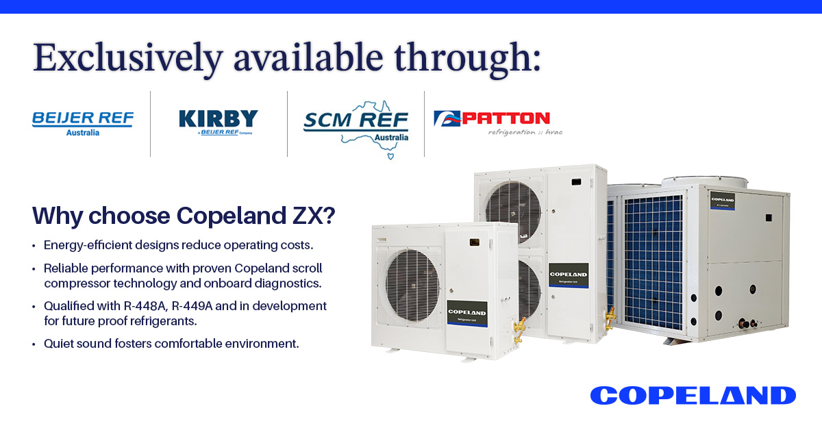 Beijer Ref and Copeland extend Exclusive ZX Distribution Agreement