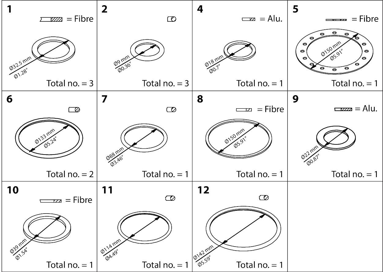 Danfoss ICM/ICS100 Inspection Kit