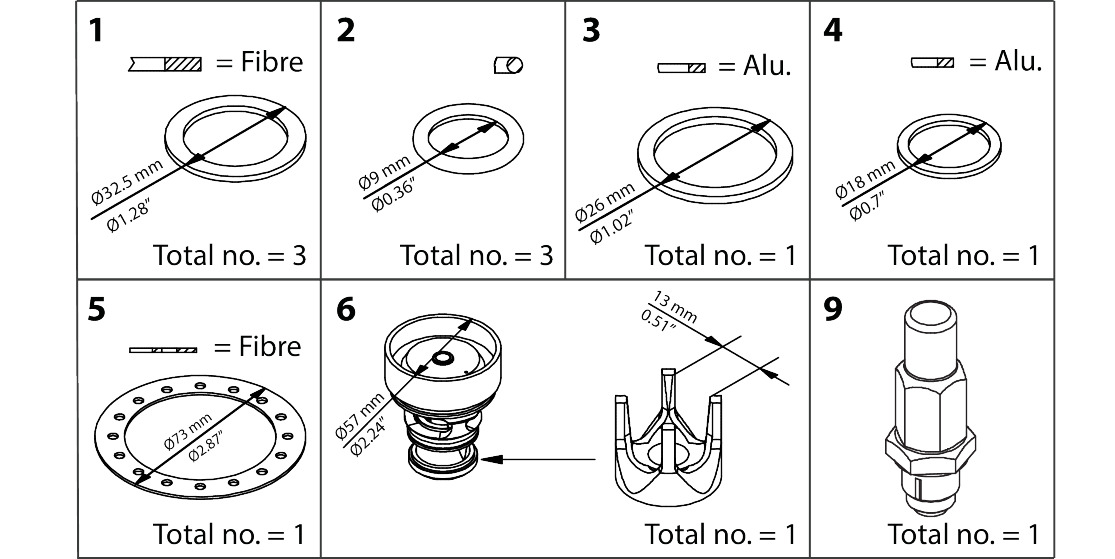 ICS 25-25  Overhaul Kit