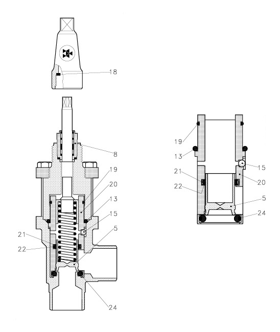 Spare Parts OFV 20inc. Guide