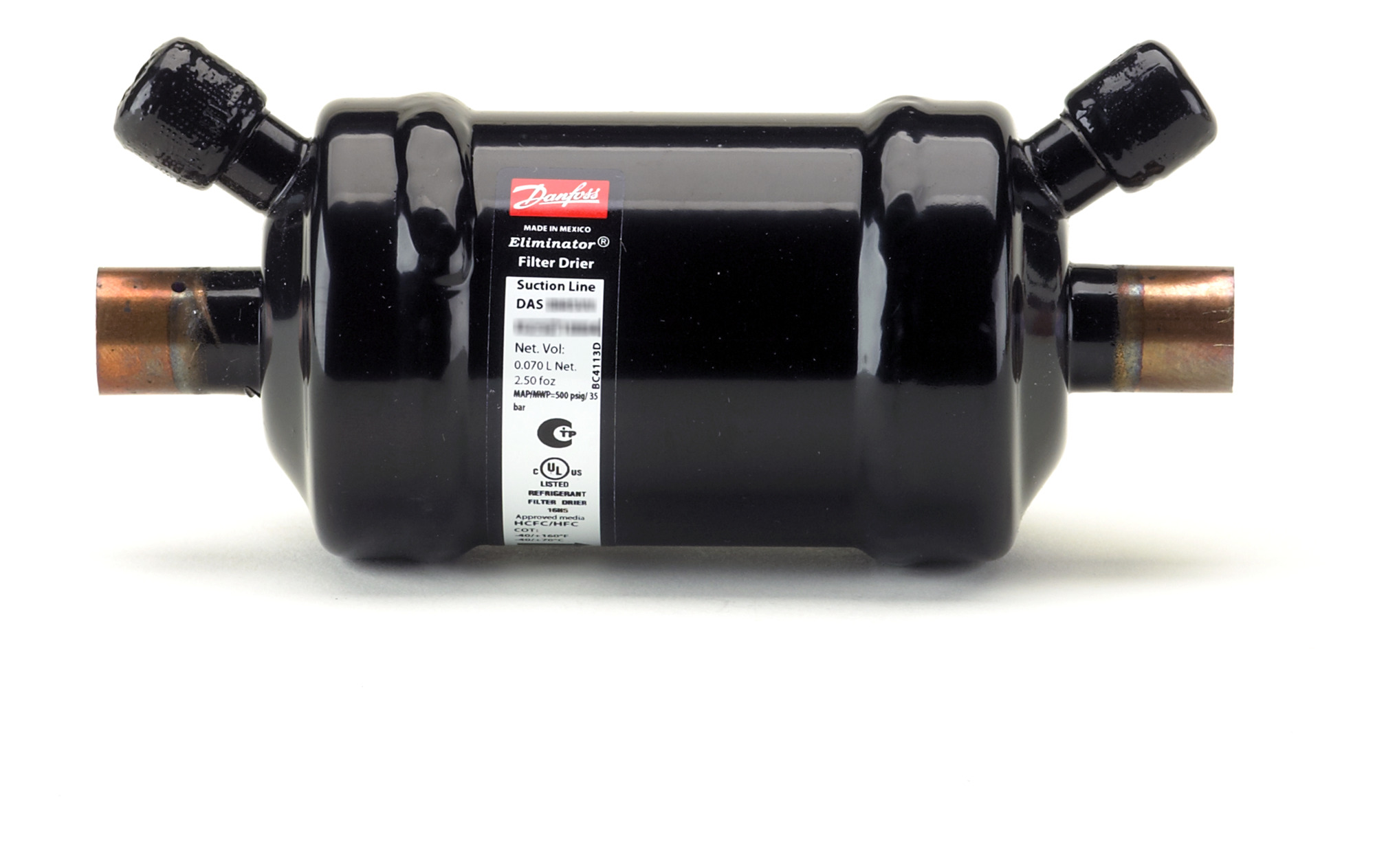 "Danfoss - Suction Line Drier 084S 1/2" ODS"