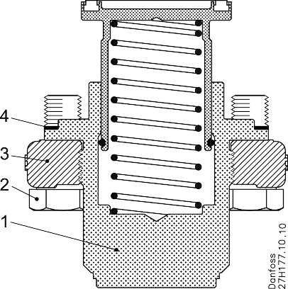 ICFC 25 Check valve module, Spare part