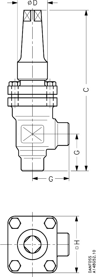 REG-SB 32 A ANG VALVE CAP