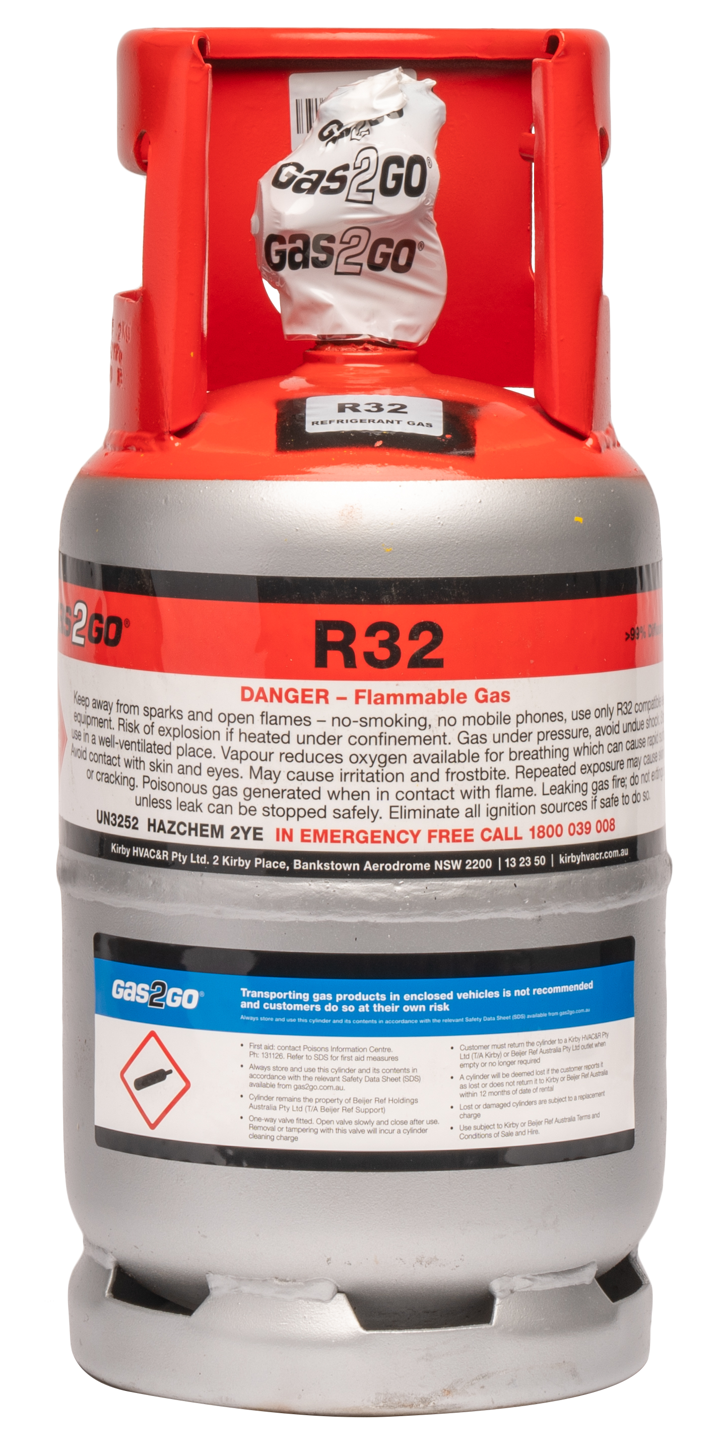 Buy REFRIGERANT GAS R32 8kg (DG) Online Australia, SCE