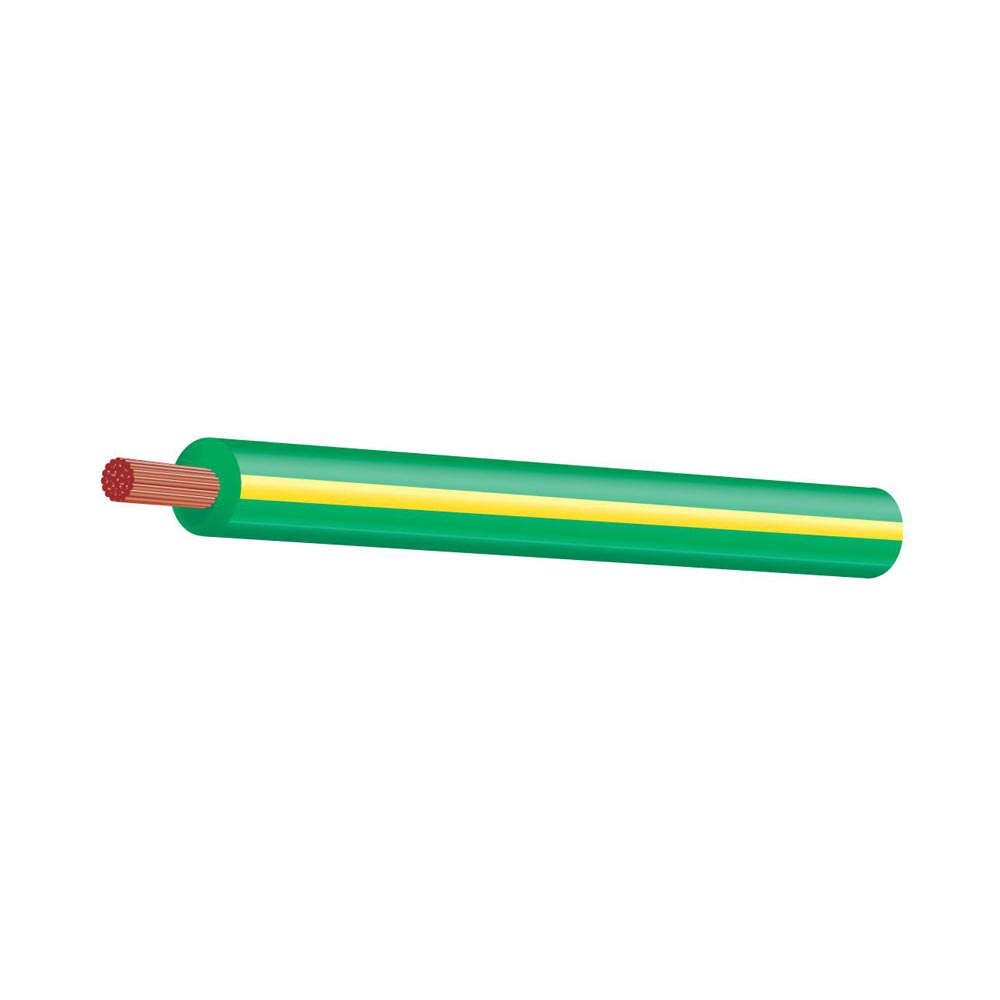 Tyree Cable Conduit Cable - 1C x 6mm2 - 100m, Green/Yellow