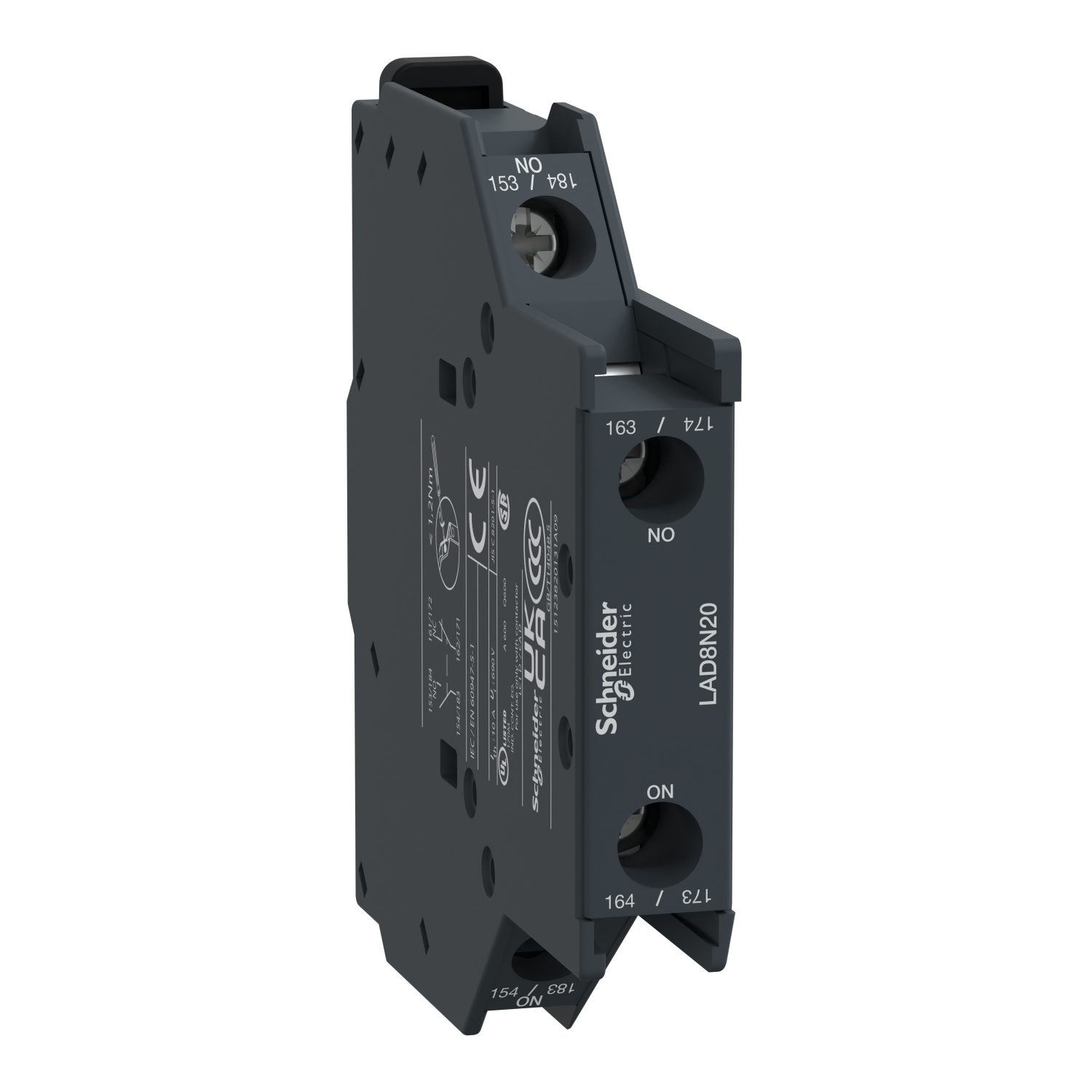 ADD ON BLOCK Aux contacts side mount 1NO/1NC