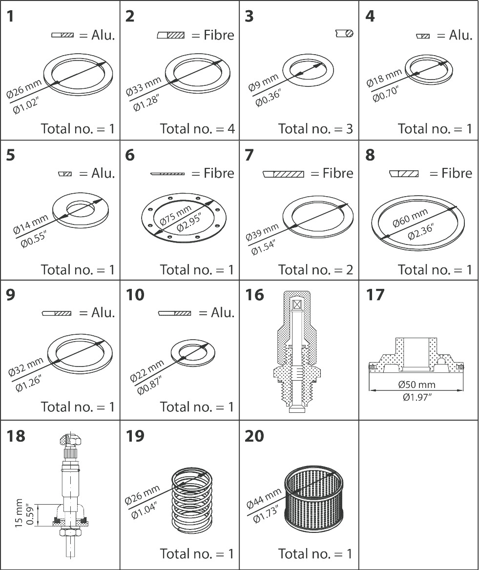 Danfoss PM20 O/Haul Kit C