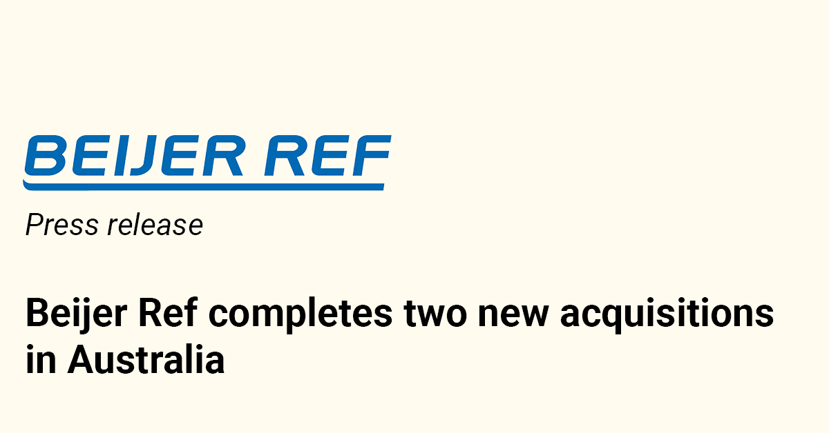 Beijer Ref acquires GMR Supplies and Mackay Air Supply