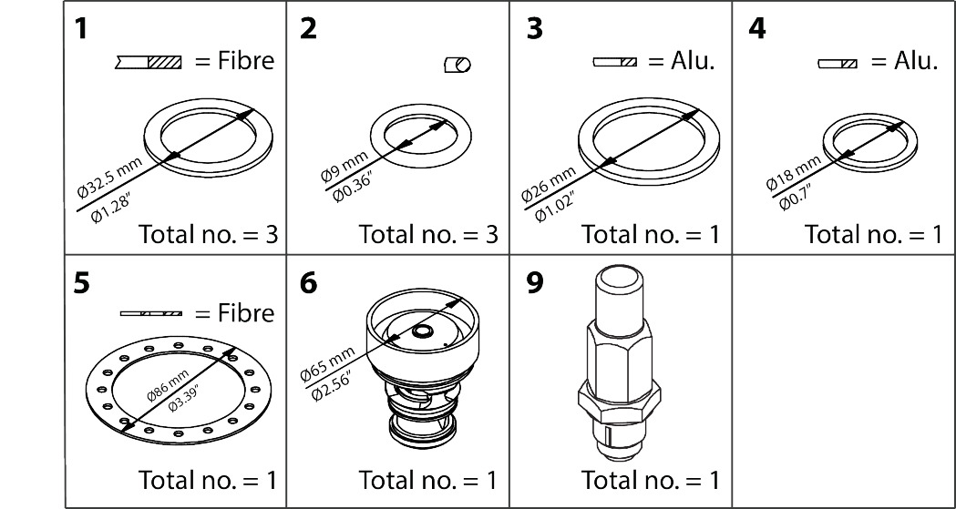 ICS 32  Overhaul Kit